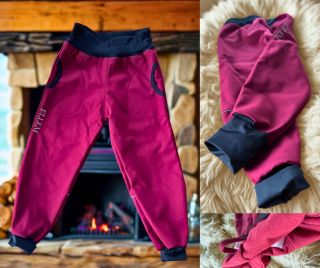 Vínová je barvou letošní sezóny 🍇 Máme pro vaše princezny ušité softshellky až do velikosti 158, a to jak ve verzi slim,...